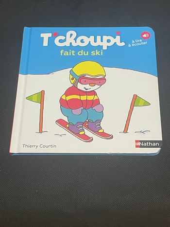 Livre Tchoupi fait du ski