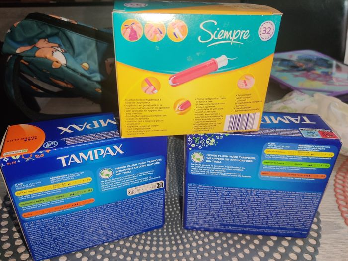 Lot tampax - photo numéro 2
