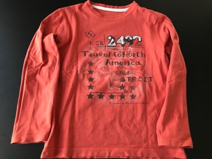 5 Tee shirt garçon manches longues