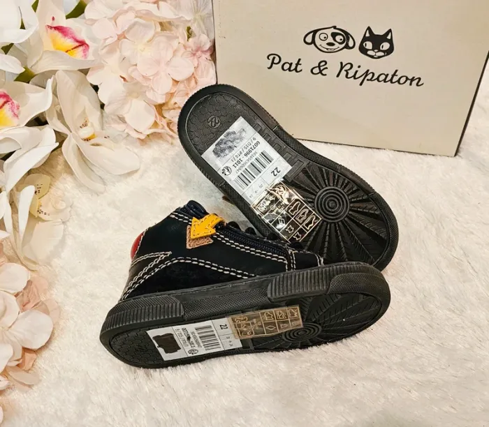 Chaussures Bottines Cuir Zip Pat et Ripaton T22 - photo numéro 2