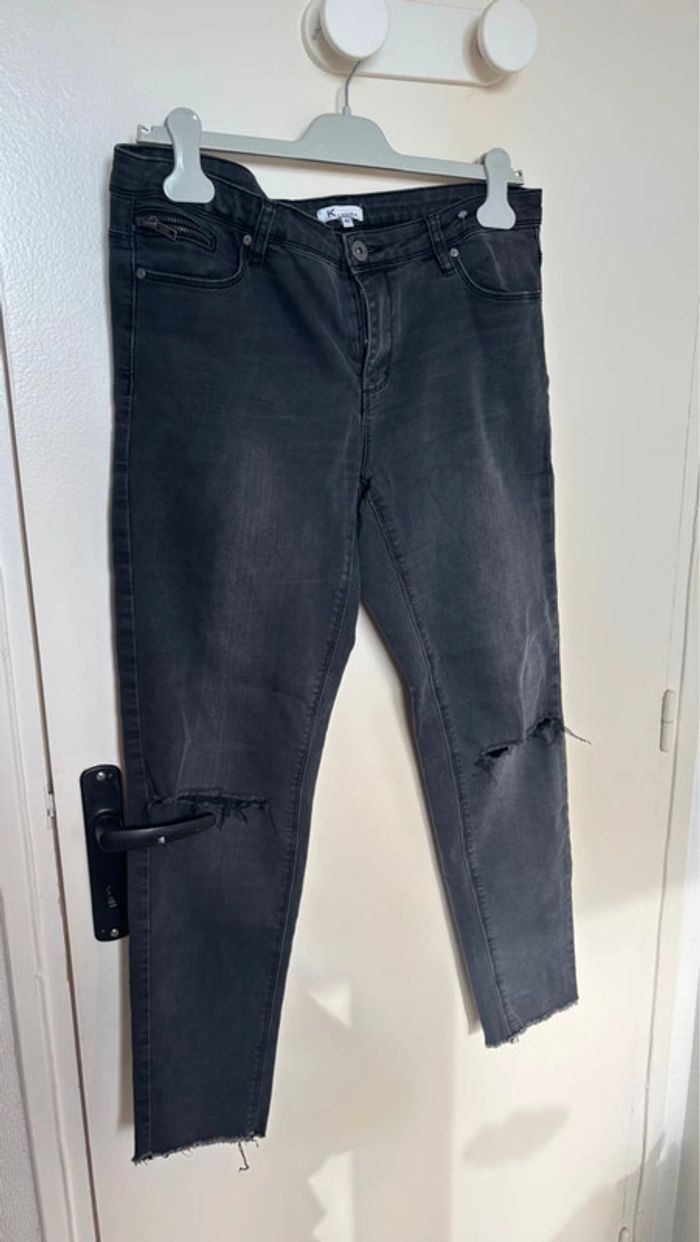 Jean destroy slim Kookai taille 42 en bon état