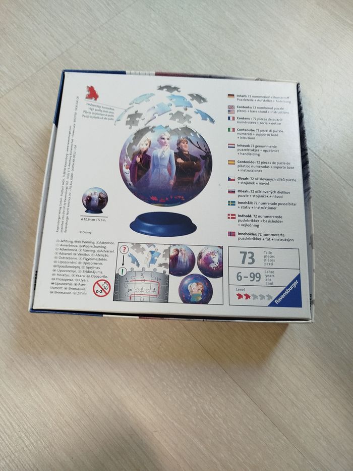 Puzzle 3d la reine des neiges tbe - photo numéro 4