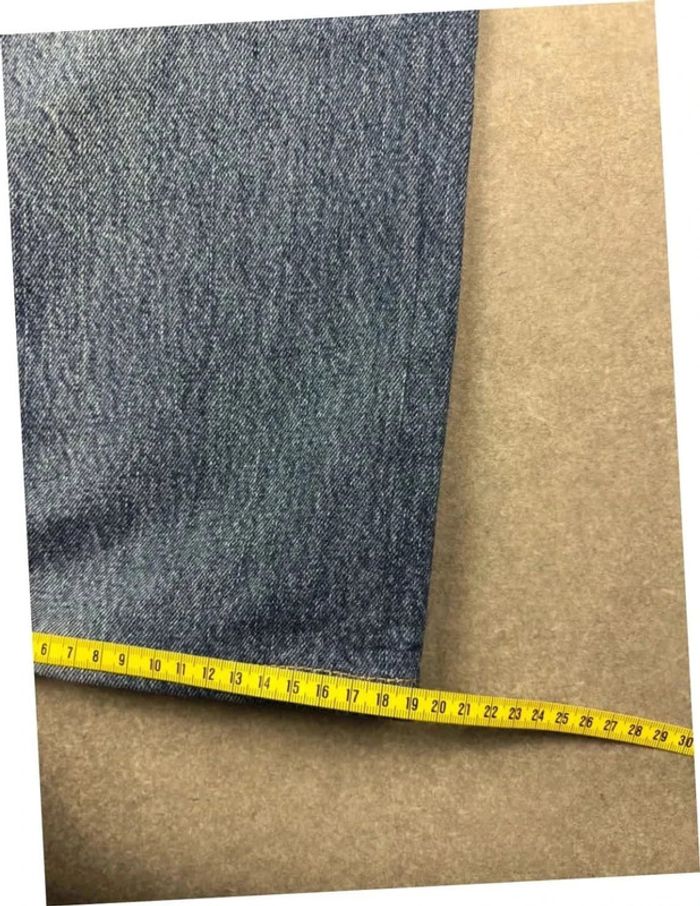 Jean pantalon coupe droite 505 levis bleu W30 L34 effet délavé - photo numéro 9