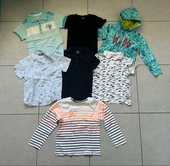 Lot 7 vêtements été garçon 6 ans