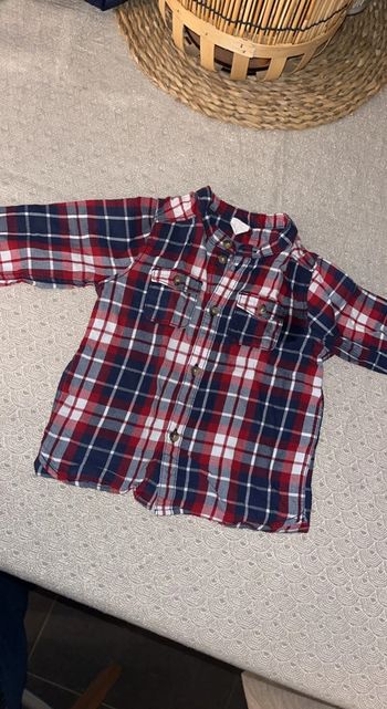 Chemise carreaux bébé garçon
