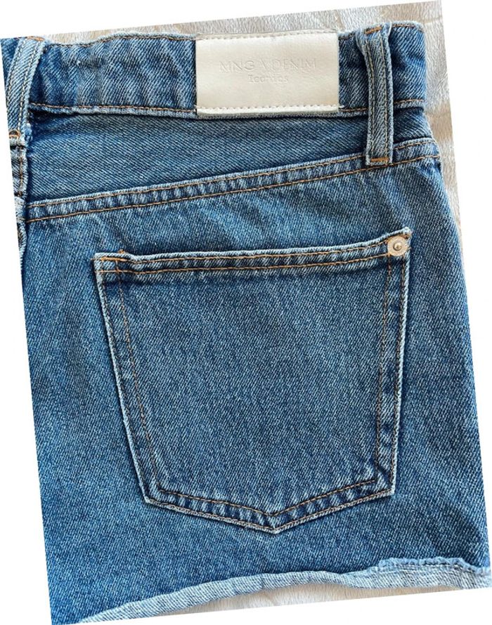 Short en jean Mango taille 38 - photo numéro 3