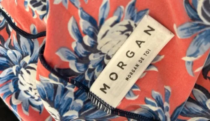 Morgan lingerie, nuisette, rouge, imprimée, florale, femme, taille 38/40 - photo numéro 5
