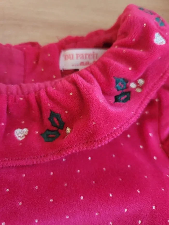 Robe de Noël DPAM 12m - photo numéro 3