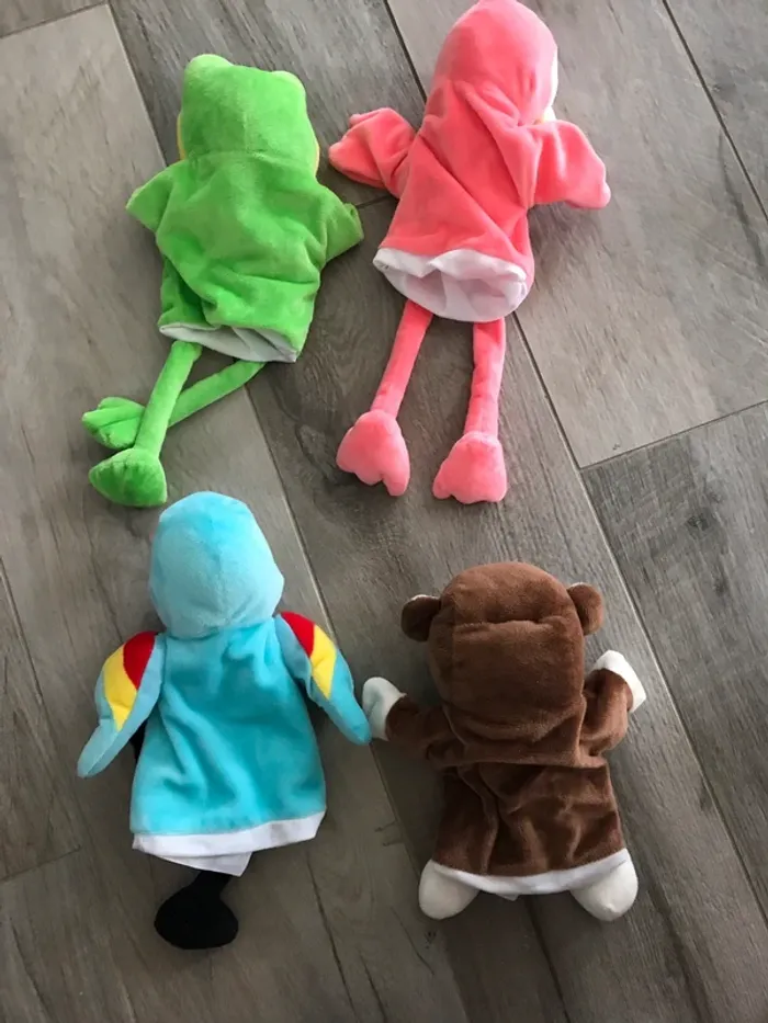 Lot de 4 marionnettes maison du monde - photo numéro 7
