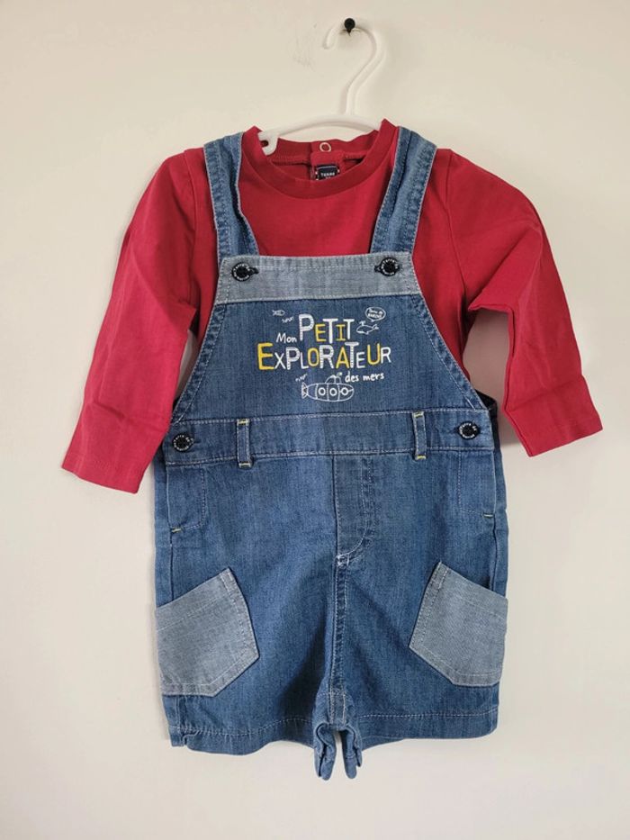 Ensemble tshirt et salopette