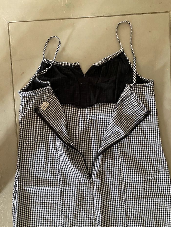 Robe vichy blanche et noire Pimkie taille 38 / 40 - photo numéro 17