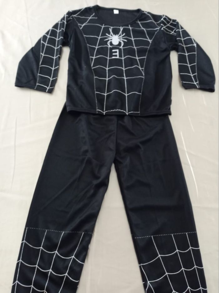 Deguisement spiderman noir et blanc 5-6ans - photo numéro 6