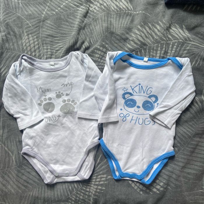Lots de 2 body bébé garçon