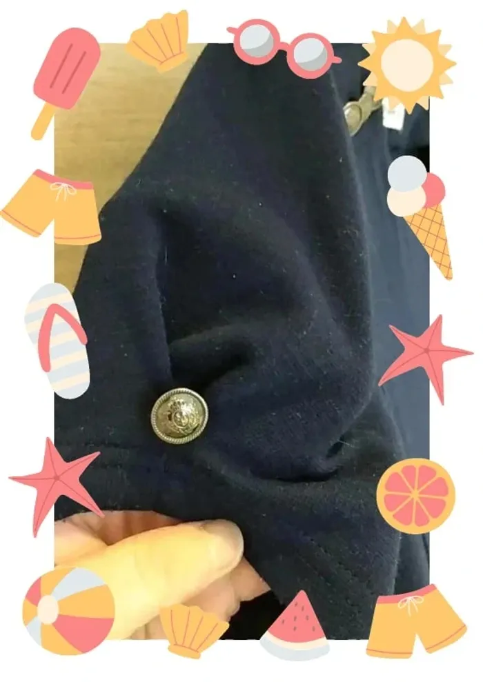 Robe épaisse bleu marine - photo numéro 4