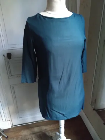 Robe Juju S’Amuse T36/S – courte verte sapin, classique