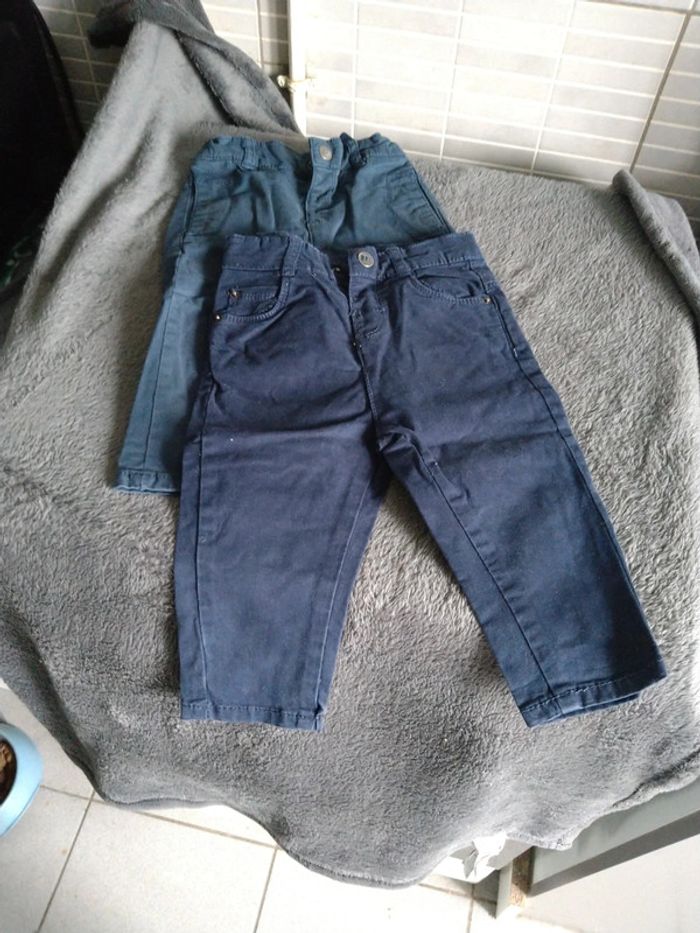 2 pantalons orchestra 12 mois