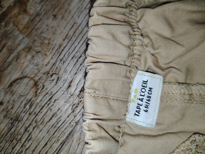 Joli pantalon style sarouel été garçon 6 mois 68cm TAO - photo numéro 4