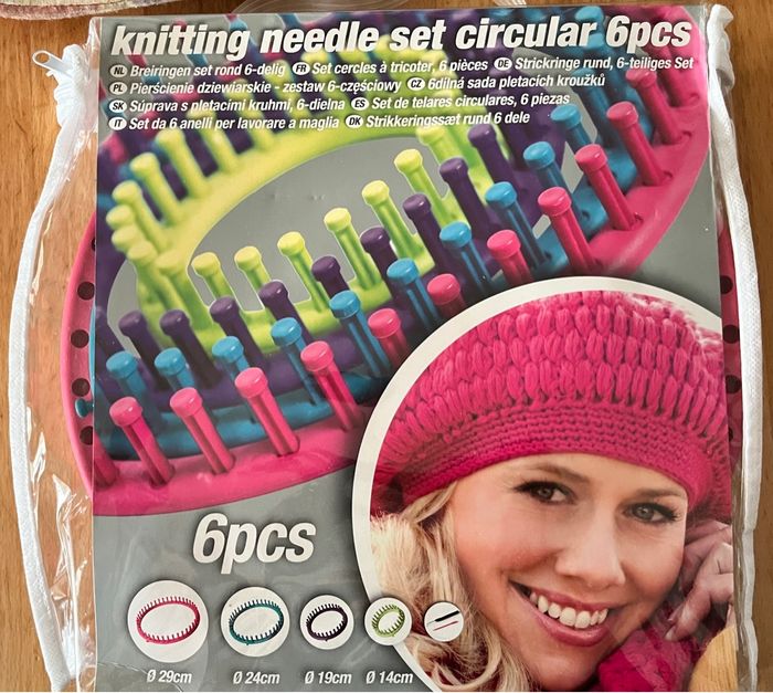 Set cercles à tricoter 6 pièces