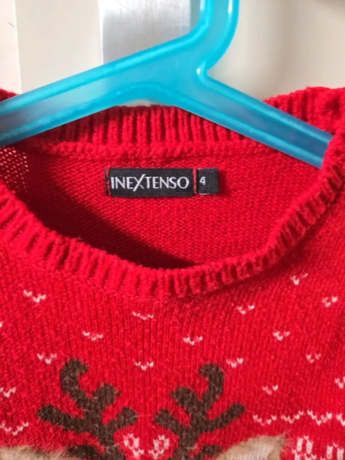 Robe pull de Noël taille 4ans inextenso - photo numéro 2
