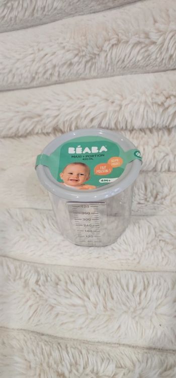 Maxi + pot multiportion 420ml Beaba Neuf 