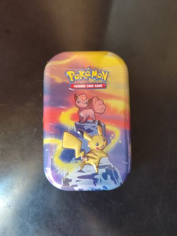 Mini tin Pikachu et goupix pouvoirs de Kanto