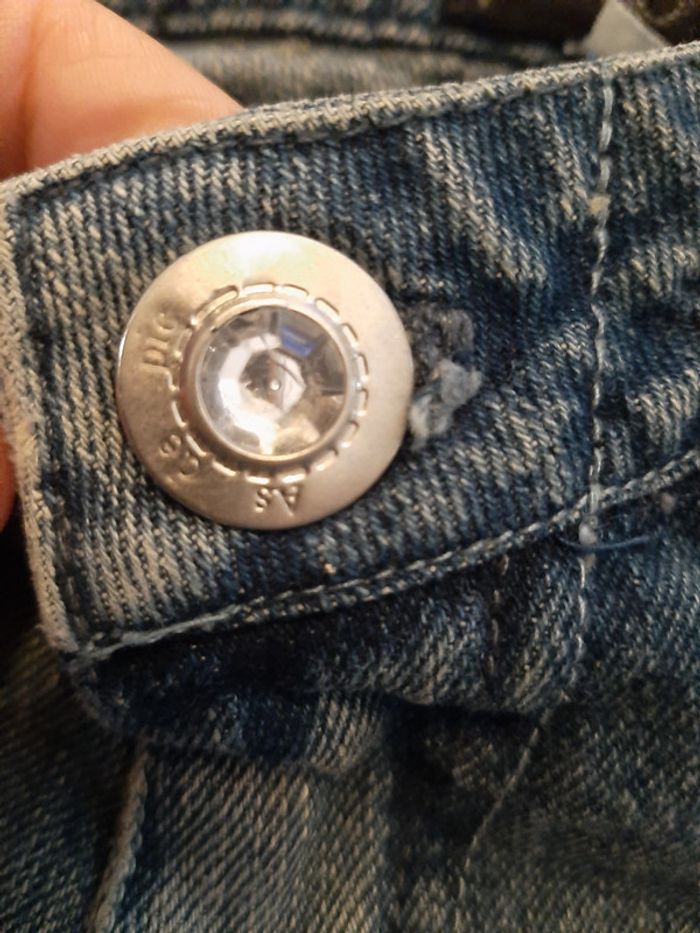 Short en jean long 92cm As de pic - photo numéro 3