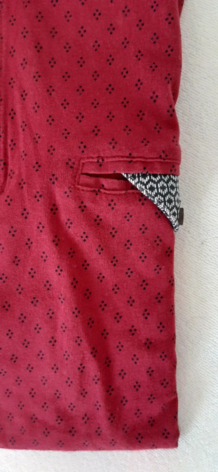 Polo rouge bordeaux manches courtes / Brice / taille L - photo numéro 4