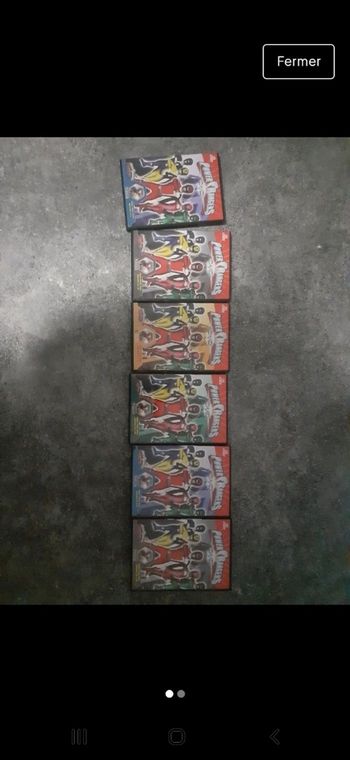 Lot dvd powers rangers