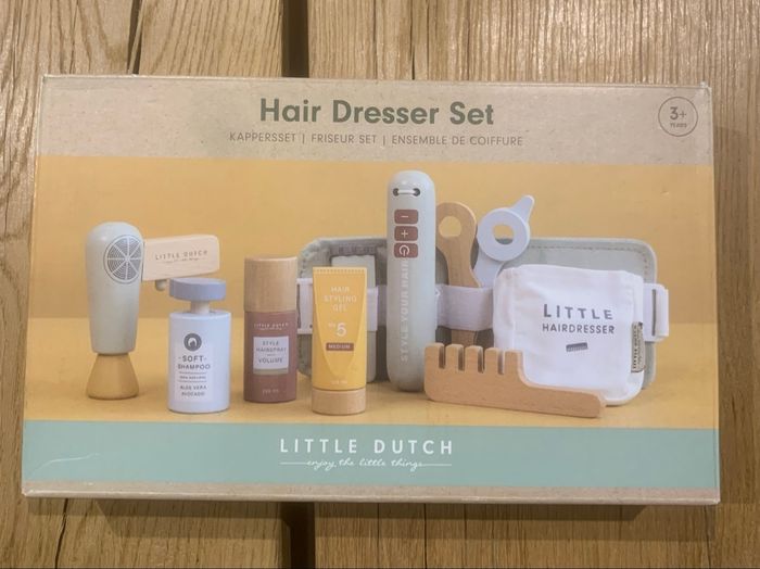 Ensemble de coiffure en bois 9 pièces Little dutch dans son carton d’origine - photo numéro 2