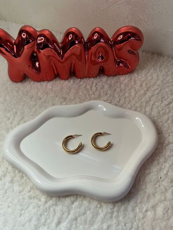 Boucle d’oreille dorée 