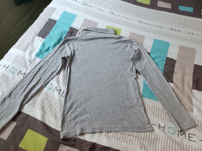 T-shirt col roulé fille 12 ans - photo numéro 2