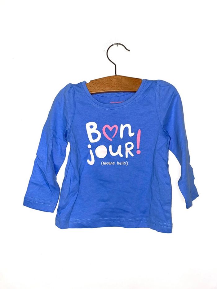 Tee shirt bonjour