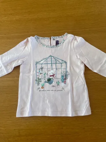 T-shirt manches longues 12 mois sergent major