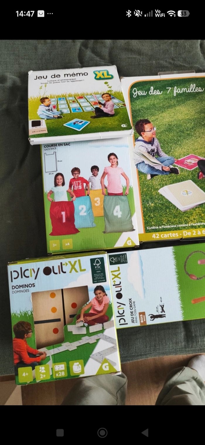 Lot de jeux extérieurs