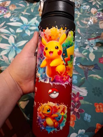 Magnifique Gourde pokemon pikatchu et compagnie neuf 