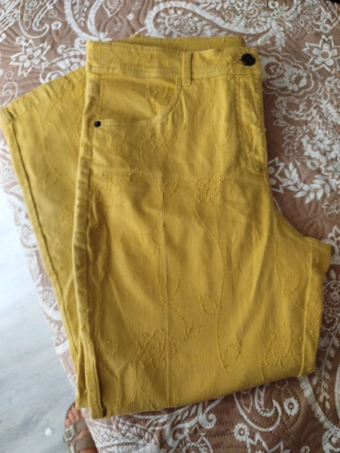 #pantalon#motif brodé - photo numéro 4