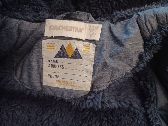 Doudoune/anorak intérieur polaire enfant garçon 23 mois - photo numéro 4