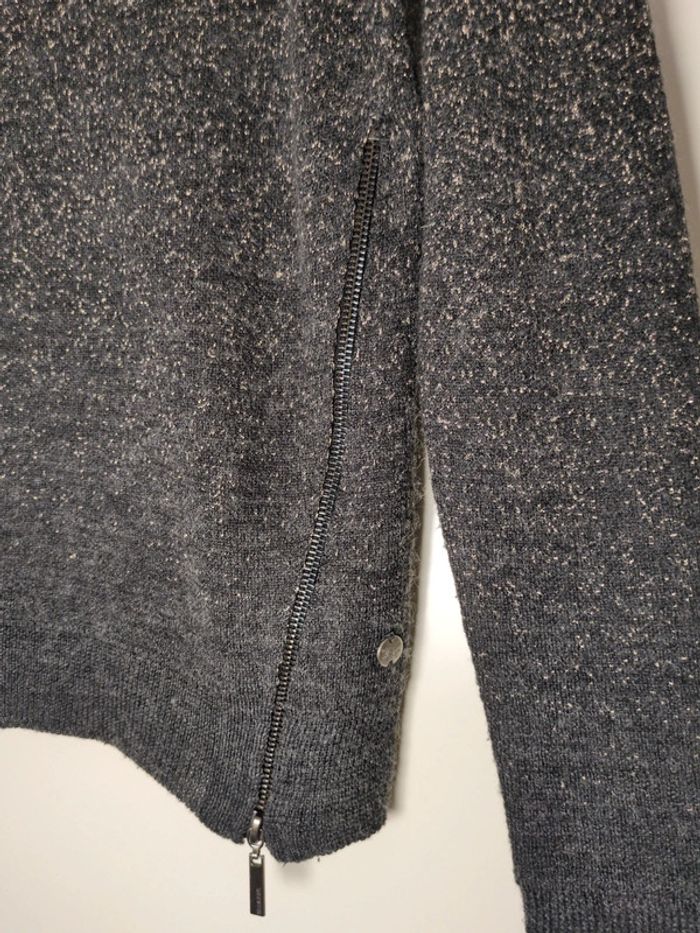 Pull gris chiné paillettes Garcia jeans S - photo numéro 2