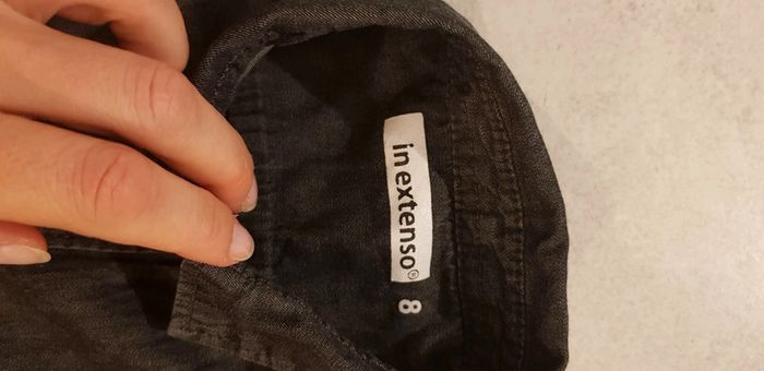 Veste en jean noire - photo numéro 3