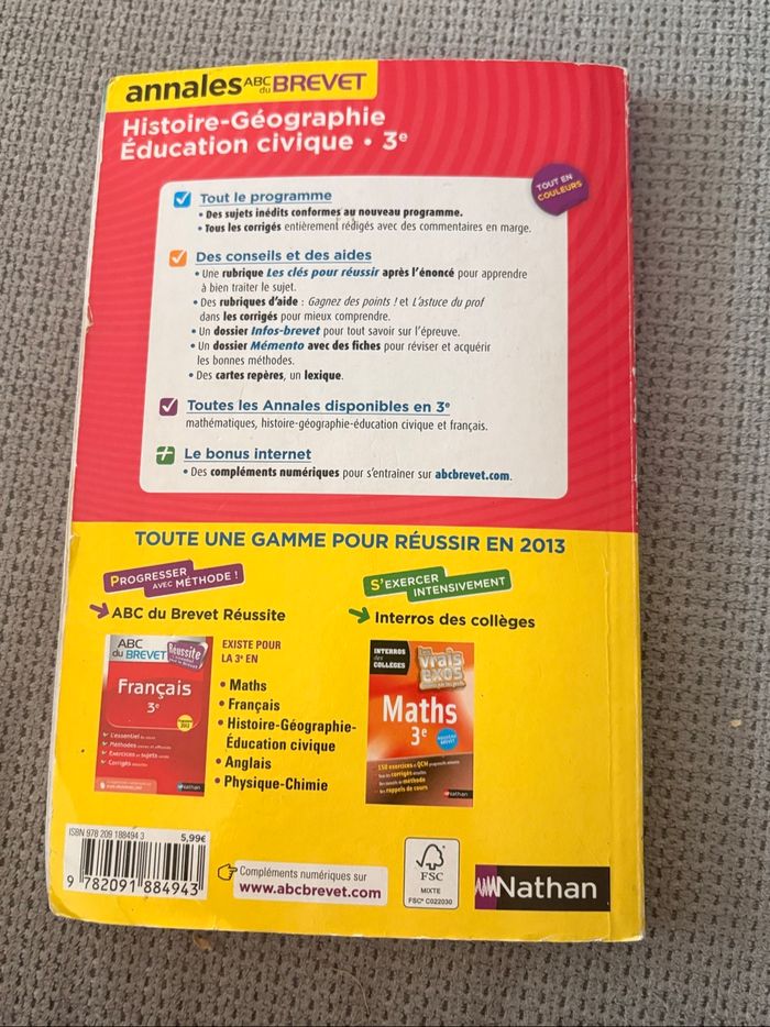 Livre  brevet - photo numéro 2