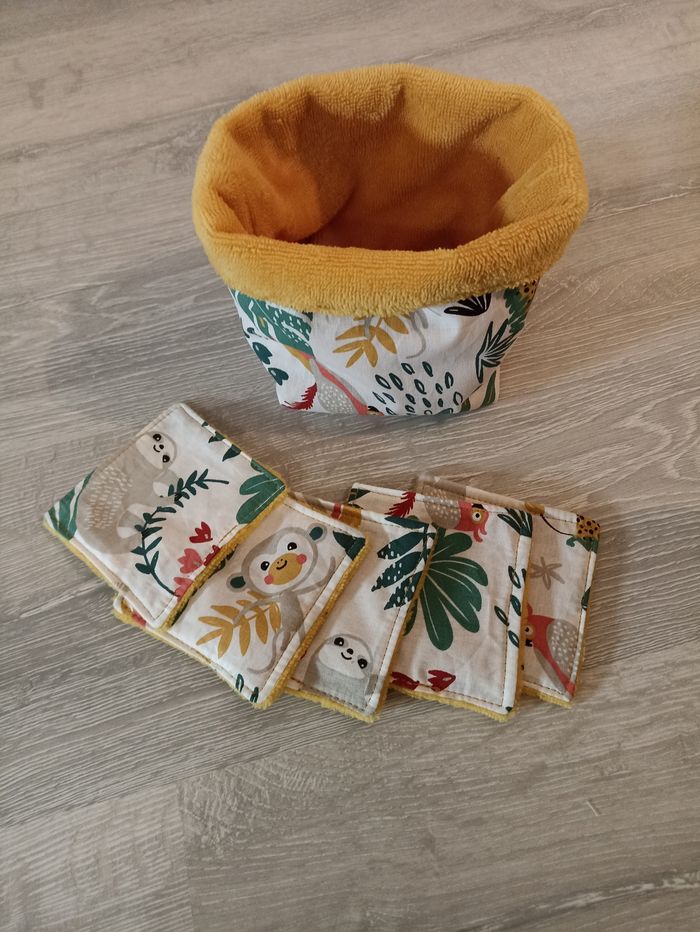 Panières et lingettes démaquillantes lavable - photo numéro 8