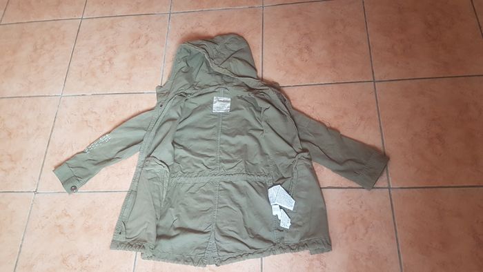 Manteau à capuche garçon 7 ans kaki Zara Boys - photo numéro 6