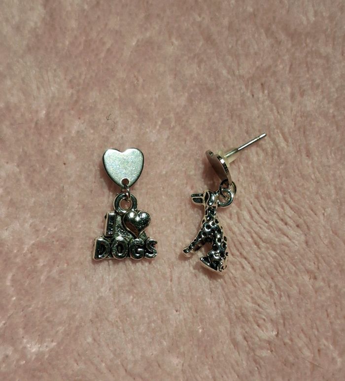 Boucles d'oreilles chien - photo numéro 2