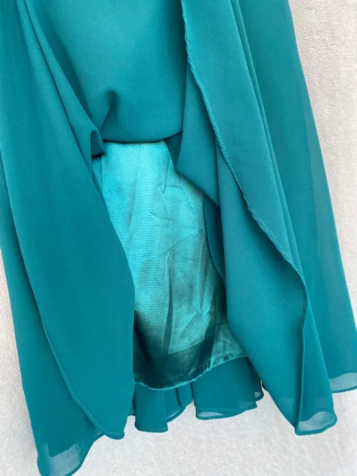 Robe de cérémonie vert sapin - photo numéro 5