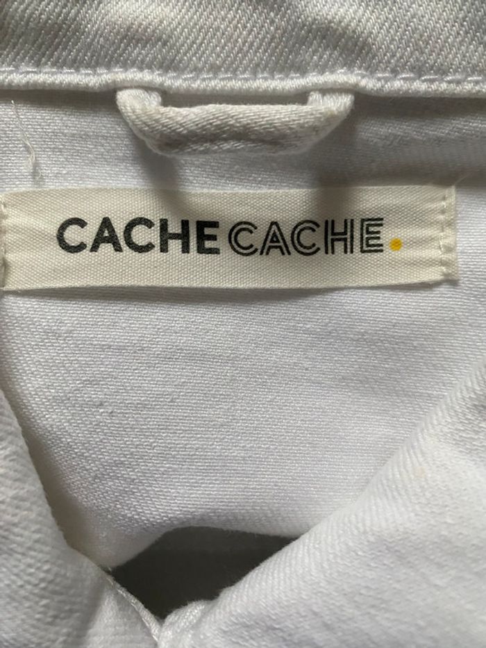 Veste blanche en jean Cache-Cache - photo numéro 8