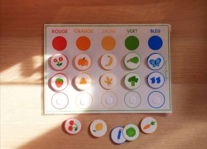 Ma planche des couleurs