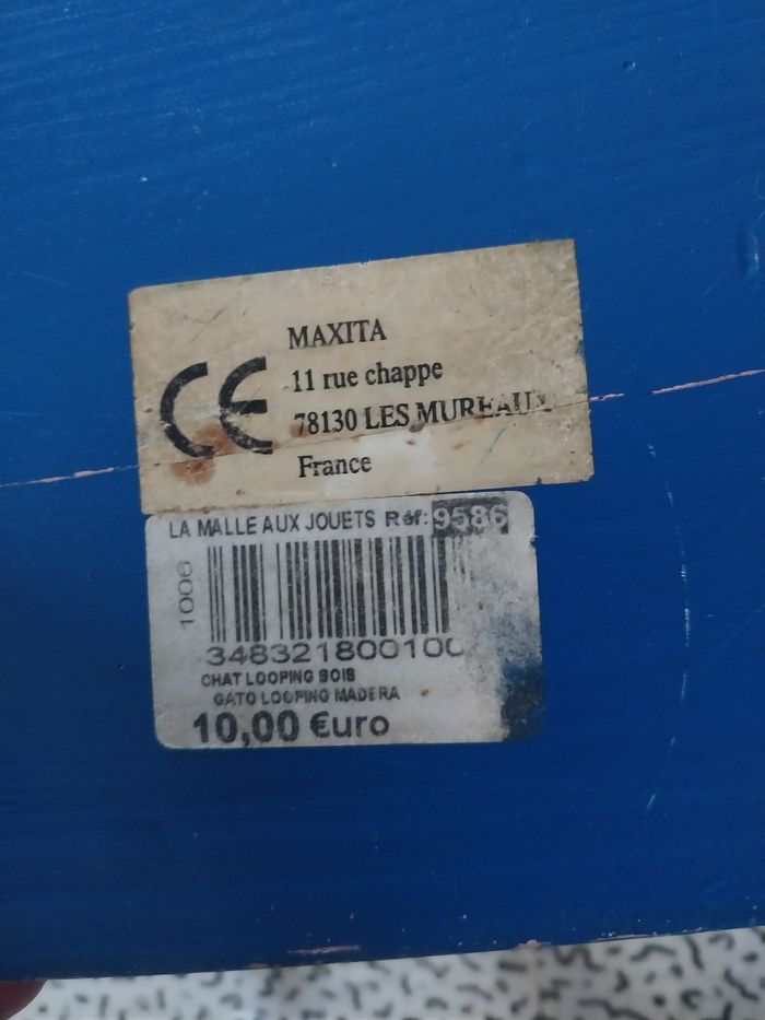 Jouet d’éveil en bois – Chat & souris - photo numéro 6