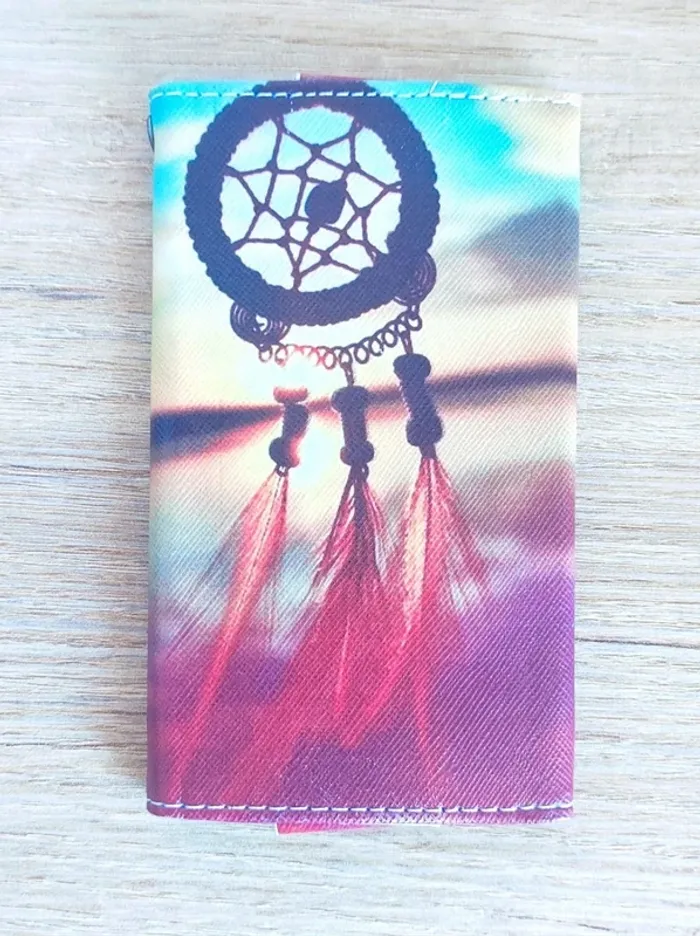 Portefeuille attrapes-rêves multicolore - 14x8,5cm - photo numéro 3