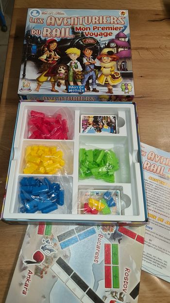 Jeu de société les Aventuriers Du Rail Mon Premier Voyage des éditions Days Of Wonder,