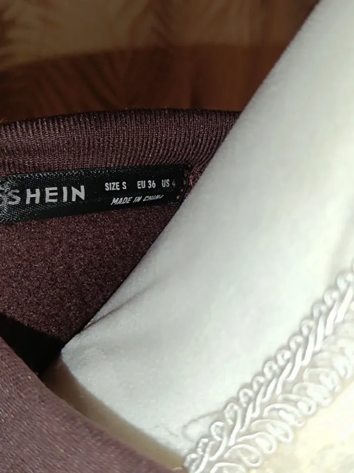 Pull court marron-Shein-Taille 36 - photo numéro 3